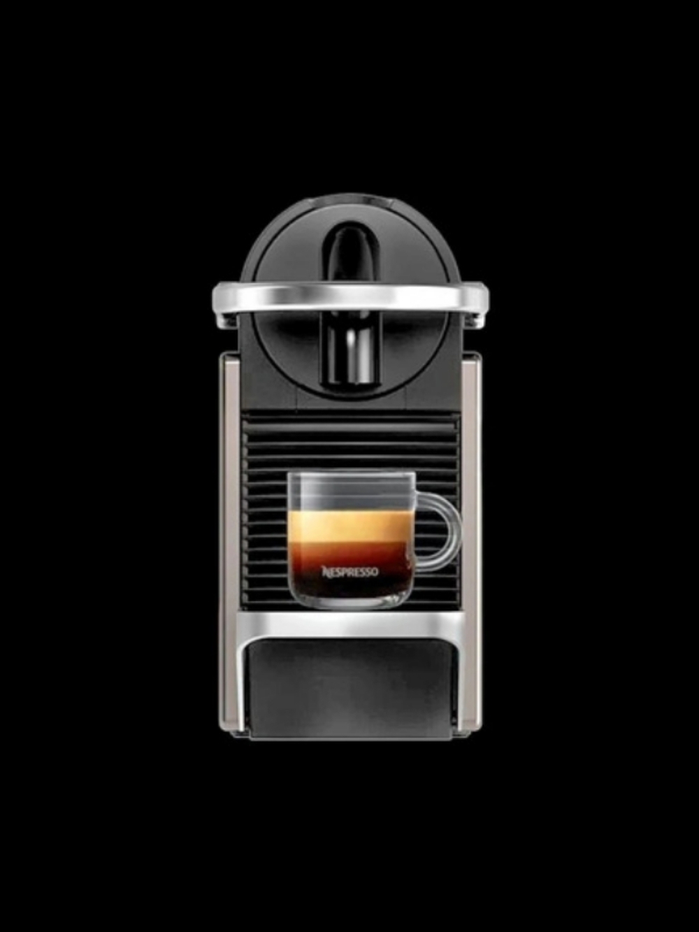 Nespresso Pixie Espresso Machine Black & Silver
